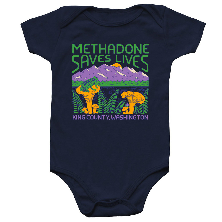 Methadone Saves Lives // Onesie, a Navy Infant Onesie