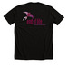 End of Life Washington Logo (on back), a Solid Black Blend Premium Unisex Tee (back-view)