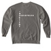 Bear Mask&nbsp; - Color - Sweatshirt, a Grey Comfort Colors Crewneck Sweatshirt (back-view)