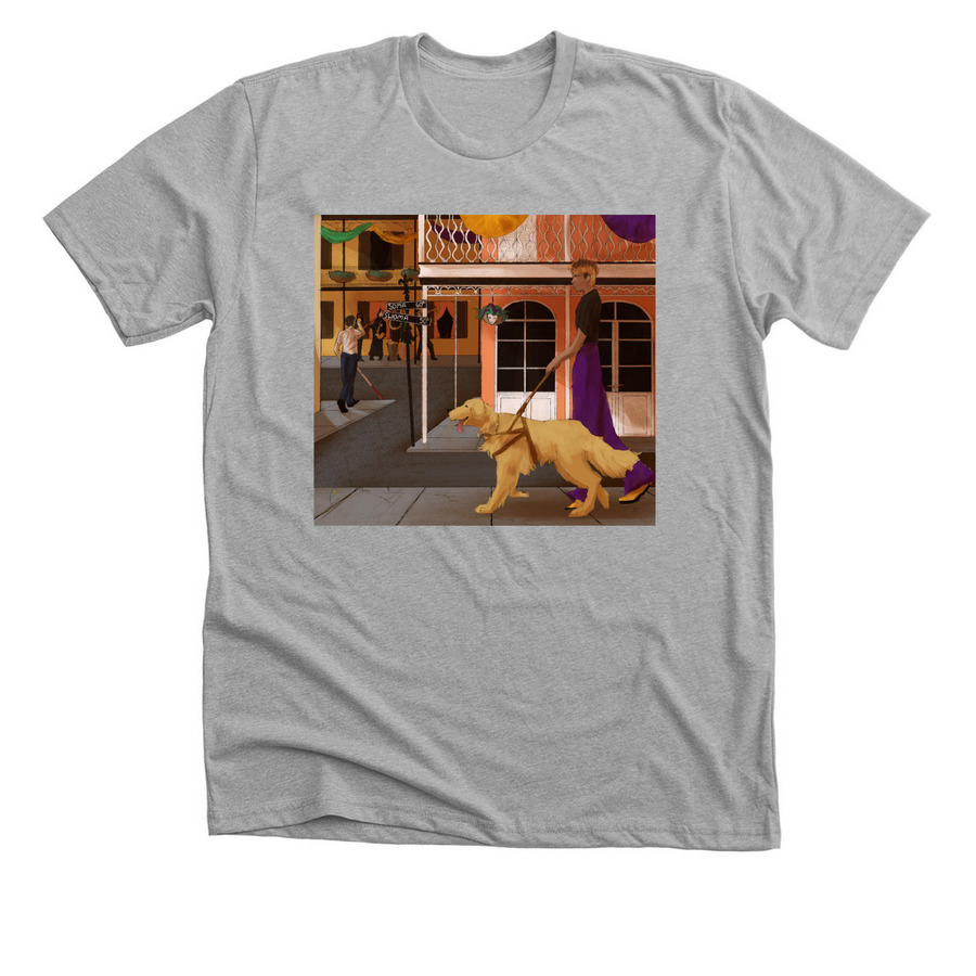 SOMA, a Athletic Heather Premium Unisex Tee