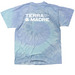 I'd Rather Be Planting Seeds T-shirt, a Lagoon Classic Tie Dye Tee (back-view)