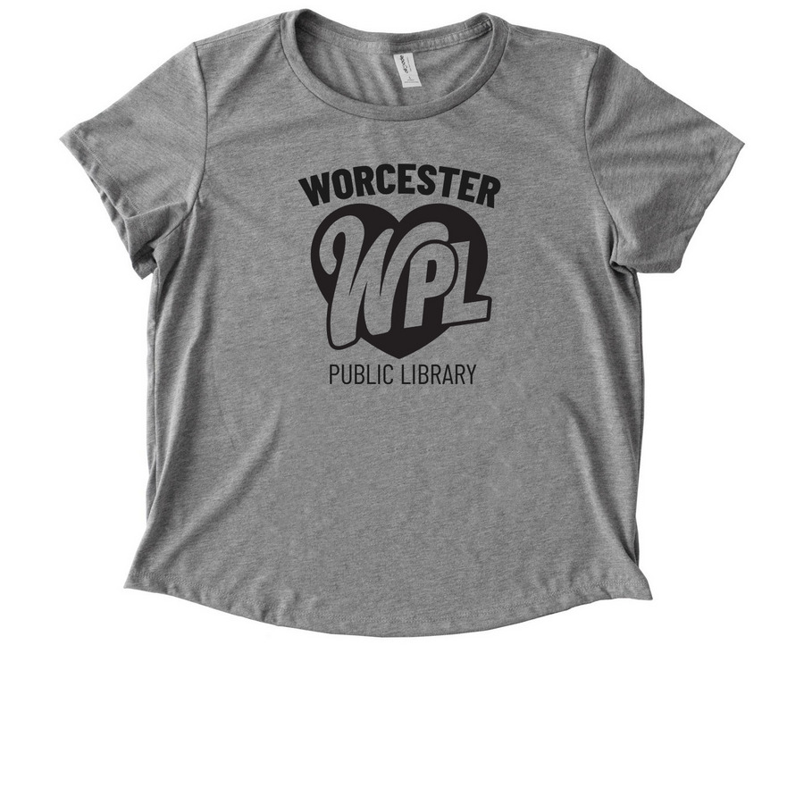 WPL Logo - Black, a Aluminum Grey Allmade Eco Triblend Women?s Scoop Neck Tee