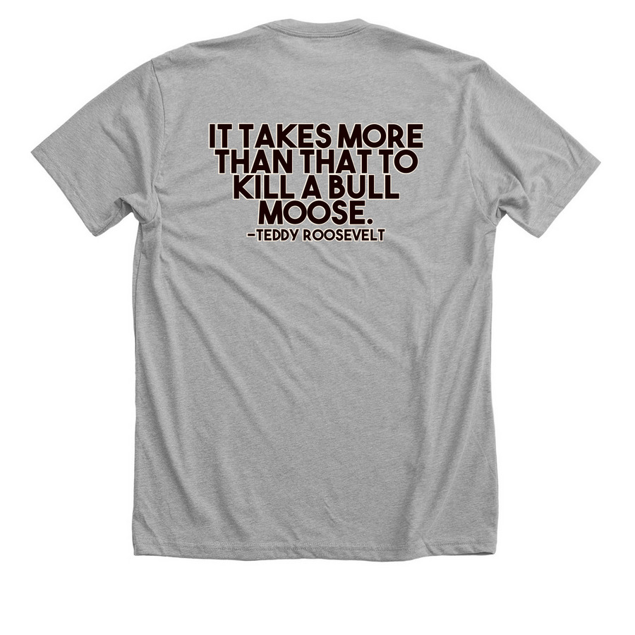 #BIGMATTSCOMEBACK, a Athletic Heather Premium Unisex Tee (back-view)