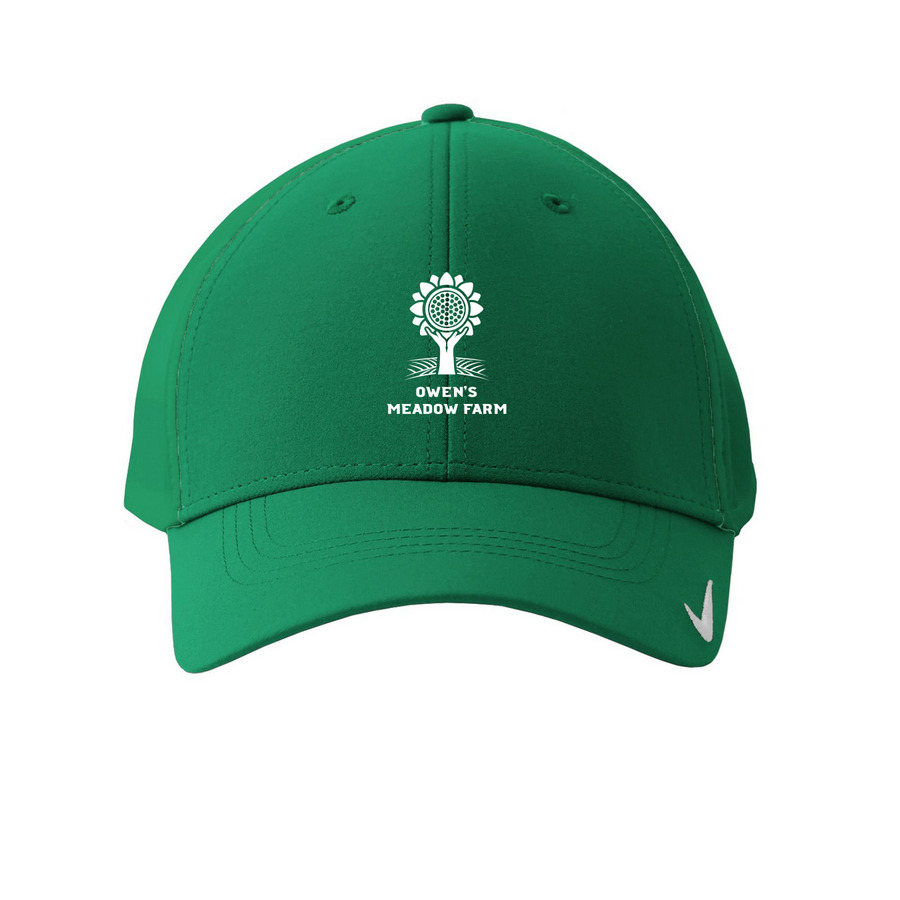 OMF Hat, a Apple Green Printed Nike Dri-FIT Legacy Performance Cap