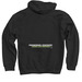 PROTECT CRYPTID WILDLIFE - UFO ABDUCTION, a Black Pullover Hoodie (back-view)