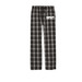 GPST logo PJs, a Black Flannel Pajama Pant