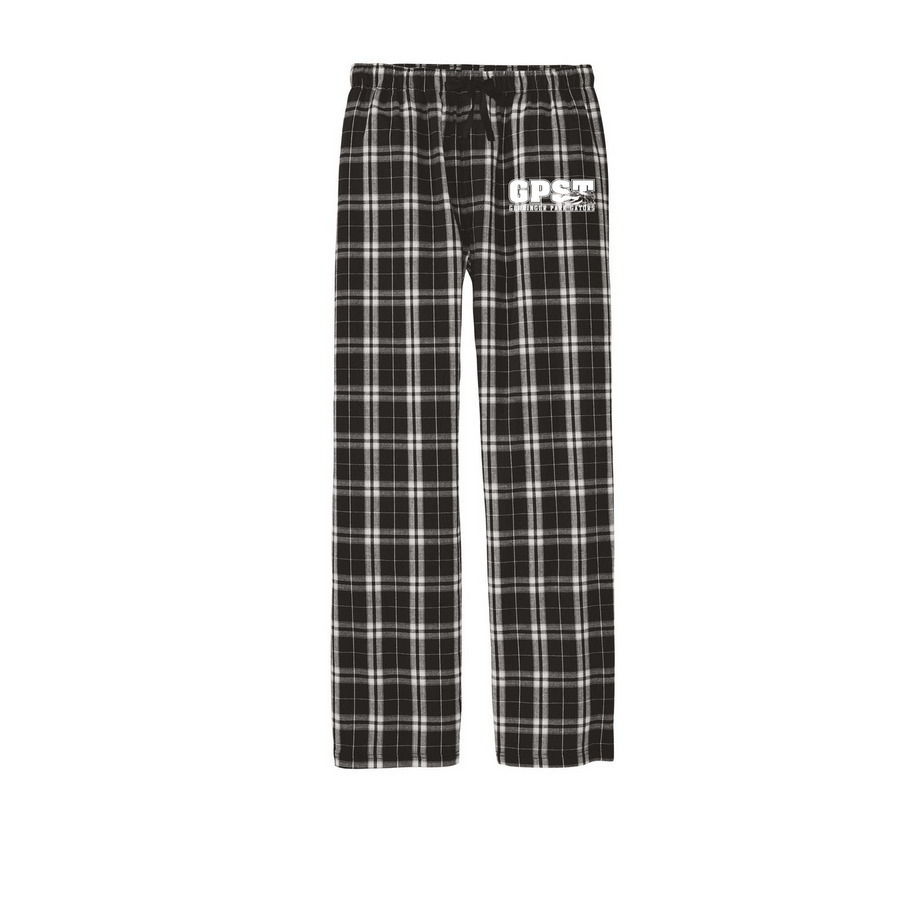 GPST logo PJs, a Black Flannel Pajama Pant