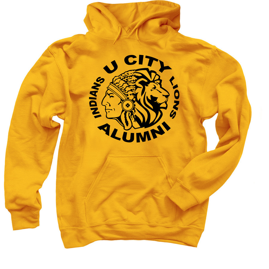 UCity Alumni Sweat shirt, long tee, & hoodie ??!&nbsp;, a Gold Pullover Hoodie