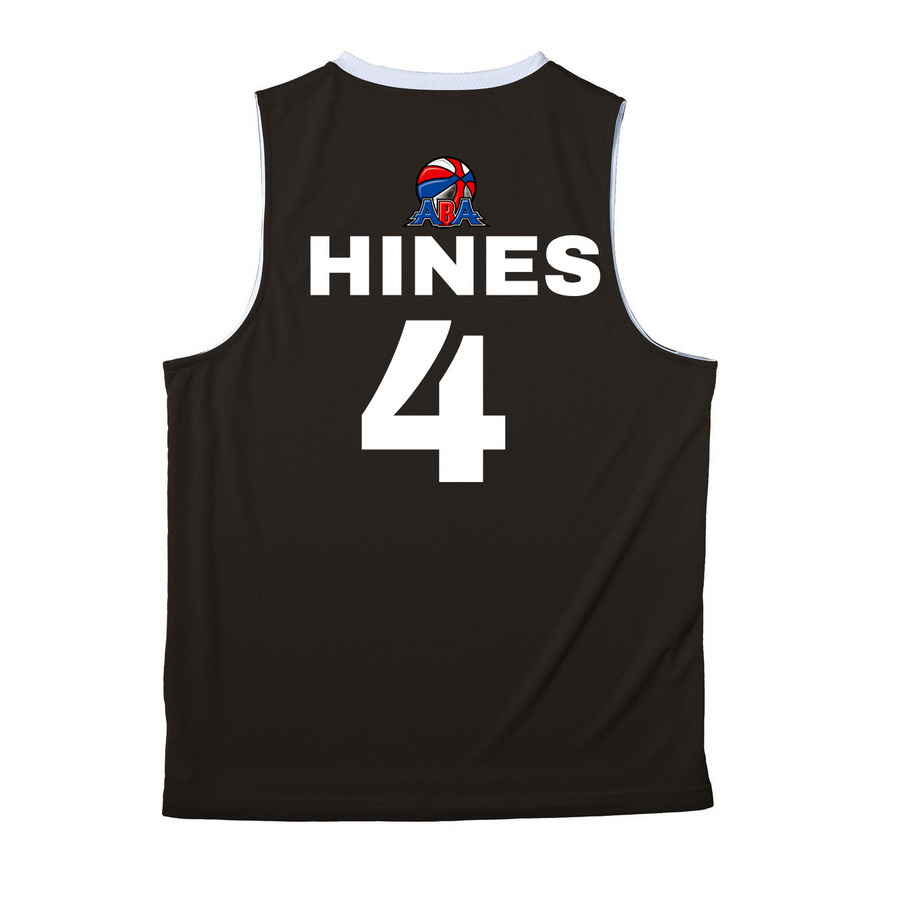 NEW TEAM NEW MERCH NEW BEGINNINGS&nbsp;, a Black/ White Reversible Basketball Jersey (back-view)