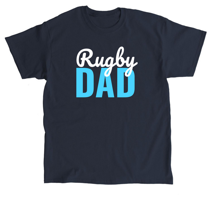 Rugby Dad T-Shirt, a Navy Classic Unisex Tee