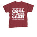Cool Campers Crew, a Cardinal Red Youth Unisex Tee