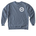 Friends SNF Small White Logo Tee, a Blue Jean Comfort Colors Crewneck Sweatshirt