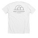 The Empty Tomb, a Solid White Blend Premium Unisex Tee (back-view)