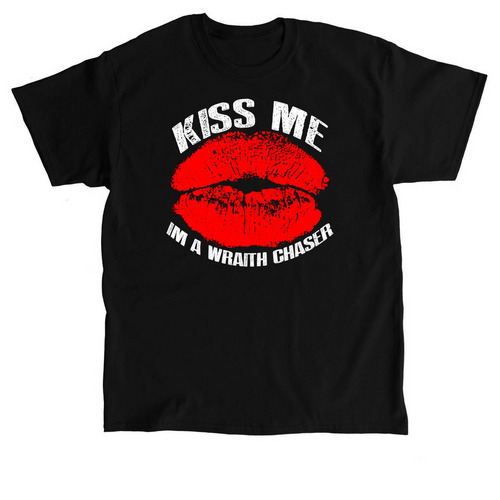 KISS ME, a Black Classic Unisex Tee