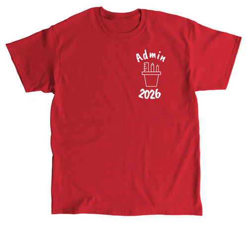 admin shirts, a Red Classic Unisex Tee