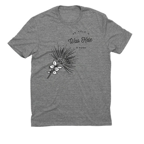 Ke Kula School Shirts, a Aluminum Grey Allmade Eco Triblend Unisex Tee