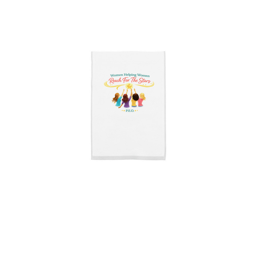 Yard Sign, a White 12" x 18" Yard Flag