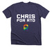 Chris for RTD Logo, a Heather Lapis Premium Unisex Tee