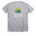 Introducing Restoring Lands!, a Athletic Heather Premium Unisex Tee (back-view)