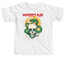 HEAVY METAL PARKING LOT '23, a White Comfort Colors Unisex Tee