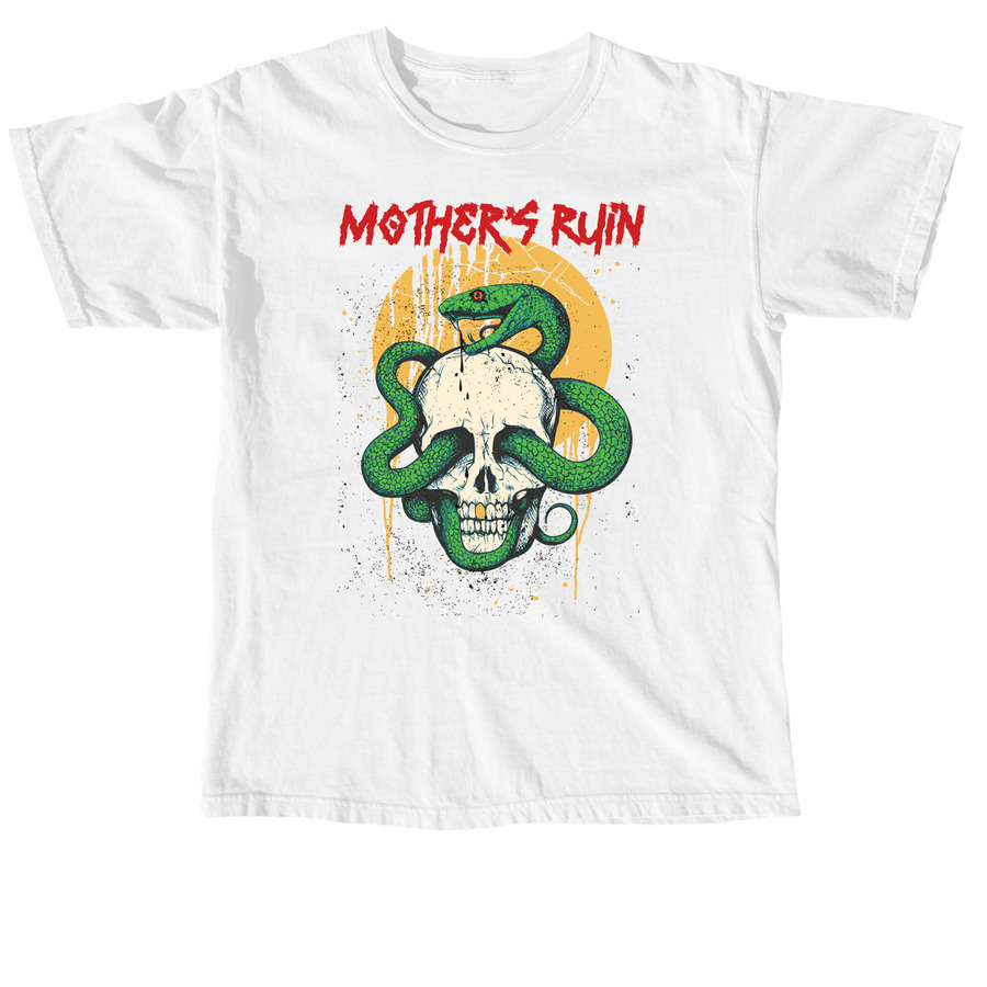 HEAVY METAL PARKING LOT '23, a White Comfort Colors Unisex Tee