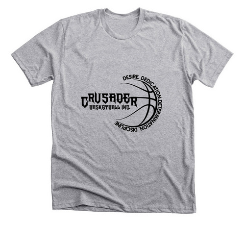 Crusader Basketball&nbsp; 2024, a Athletic Heather Premium Unisex Tee