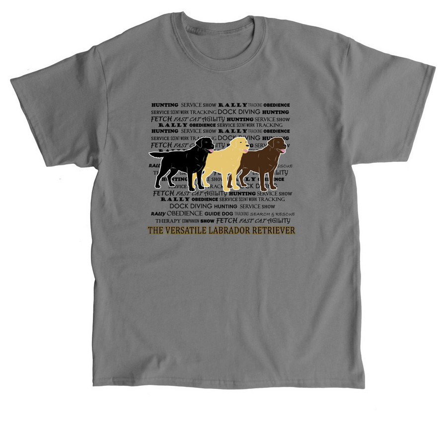 Versatile Lab Dark, a Charcoal Classic Unisex Tee