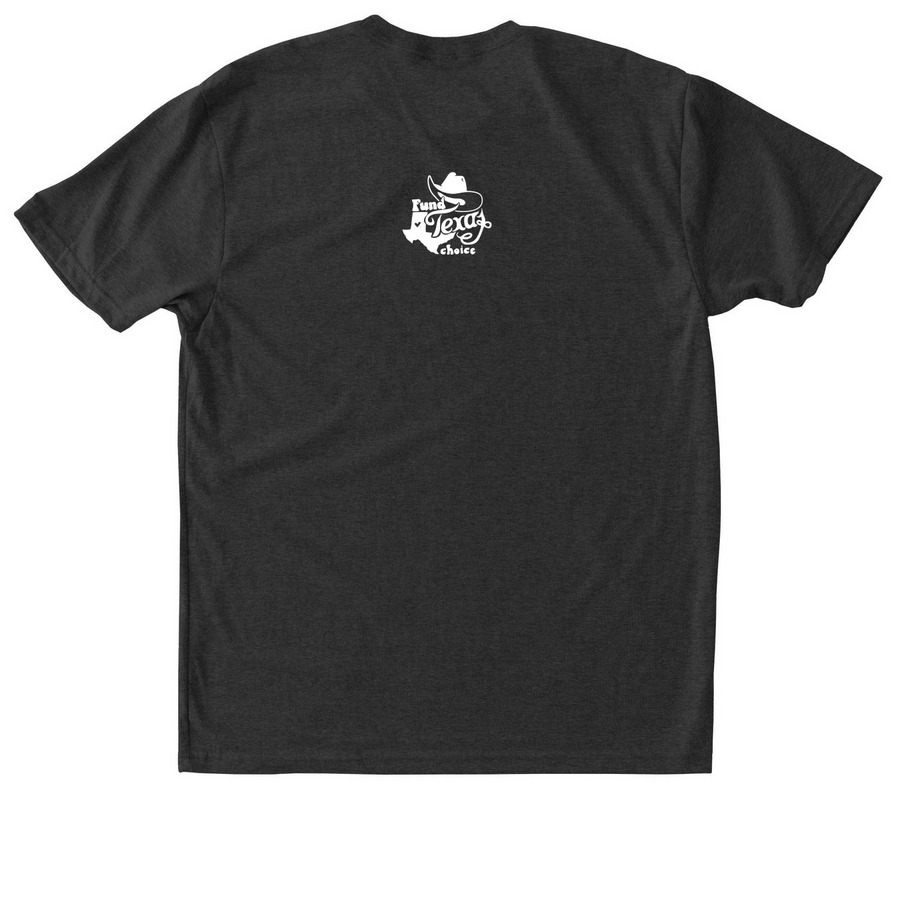 Flights Gas Money Hotels Child care Rideshare, a Vintage Black Triblend Unisex Tee (back-view)