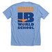 Spirit Wear for Grownups!, a Heather Carolina Blue Premium Unisex Tee (back-view)