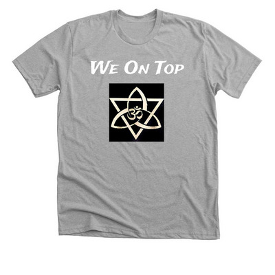 OM Trinity, a Athletic Heather Premium Unisex Tee