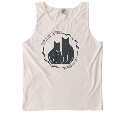 Tipped and Snipped!&nbsp;Tops, a Ivory Comfort Colors Tank Top