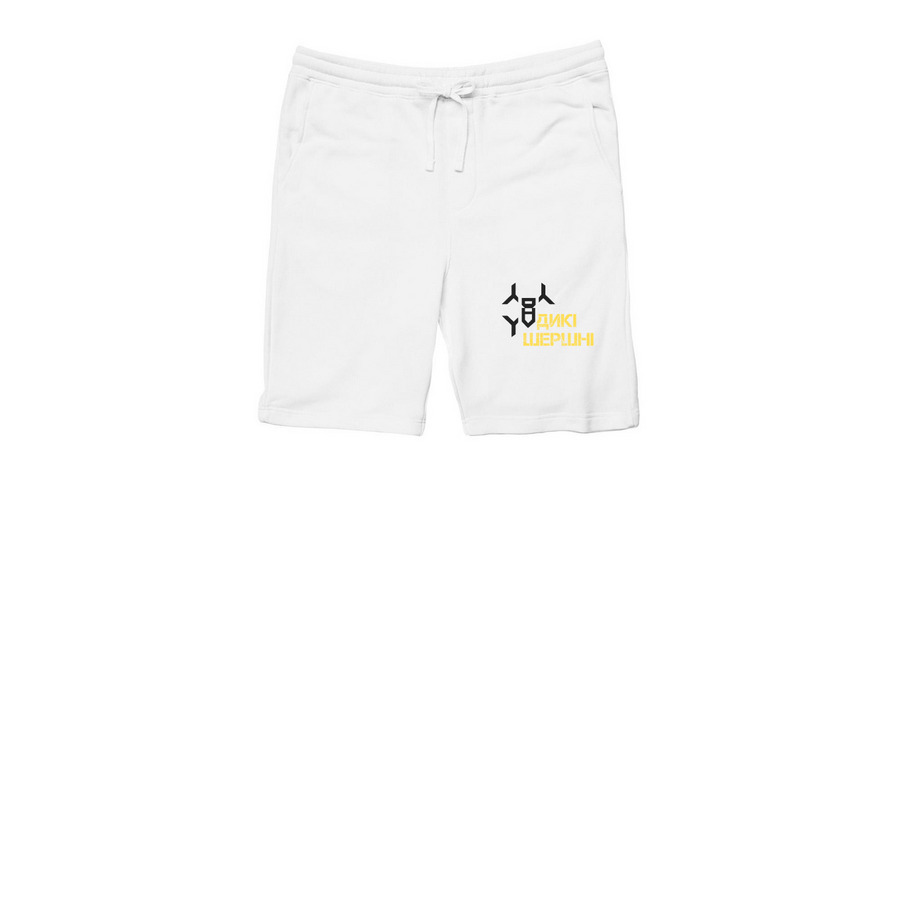 Wild Hornets Softstrike Fleece Shorts, a White Midweight Fleece Shorts
