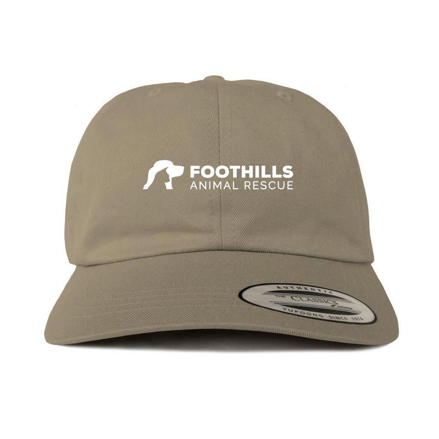 FAR Logo Ball Cap, a Khaki Printed Classic Baseball Cap