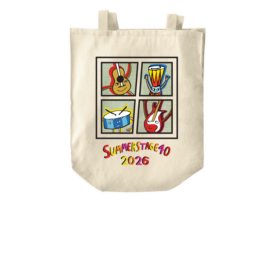 SummerStage Tote, a Natural Over-the-Shoulder Shopping Tote Bag