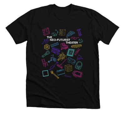 Prop Shelf Tee, a Solid Black Blend Premium Unisex Tee