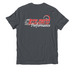 Accelerated Shirt, a Terrain Grey Allmade Organic Cotton Unisex Tee (back-view)