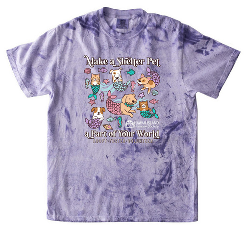 Make a Shelter Pet a Part of Your World!, a Amethyst Comfort Colors Colorblast Tee