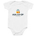 Alki Co-op Infant Onsie, a White Infant Onesie
