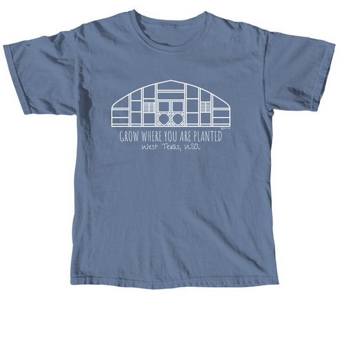 Grow Where You Are Planted, a Blue Jean Comfort Colors Unisex Tee