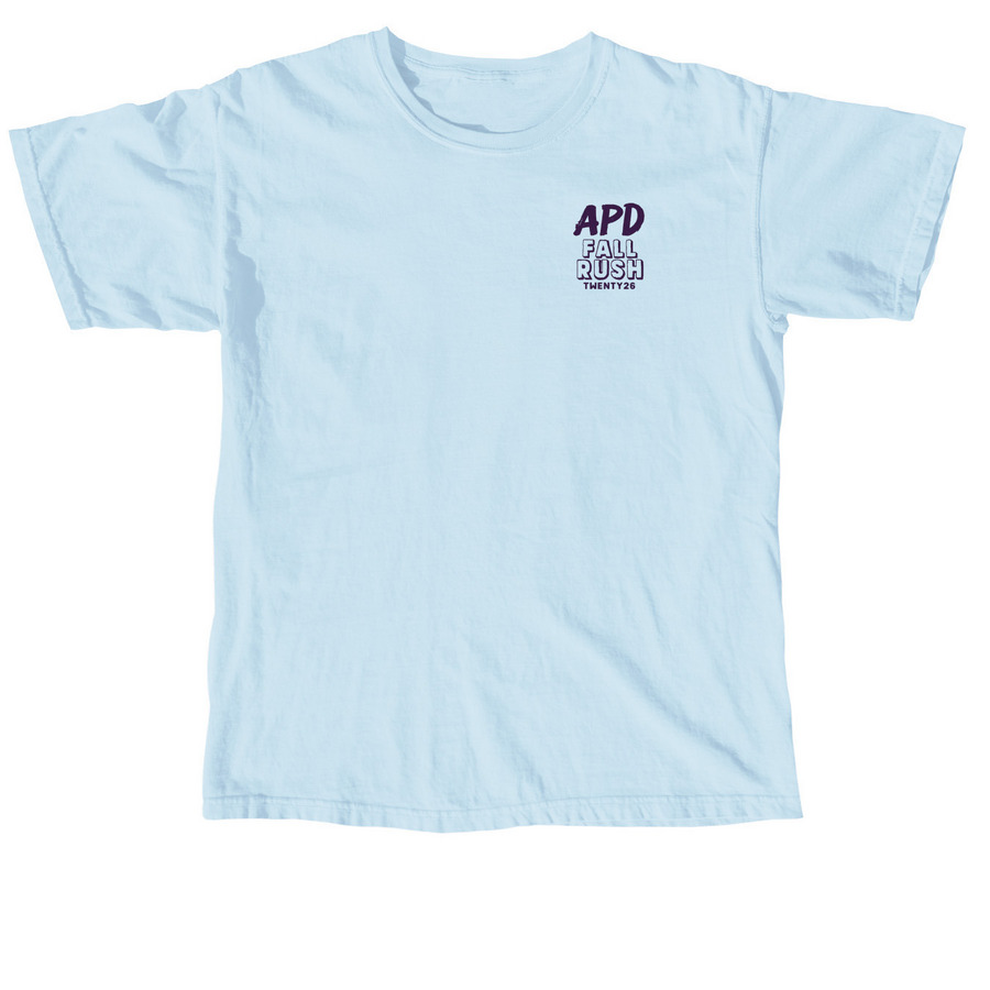 Fall 26 Rush Shirt, a Chambray Comfort Colors Unisex Tee