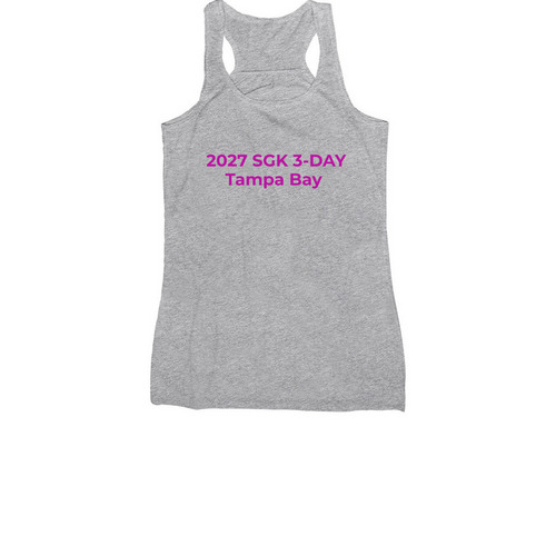 2027 SGK Tampa Bay Walk, a Athletic Heather Women's Racerback