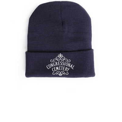 HCC Knitted Hat, a Navy Cuffed Beanie