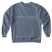 Held in the Waiting Collection, a Blue Jean Comfort Colors Crewneck Sweatshirt