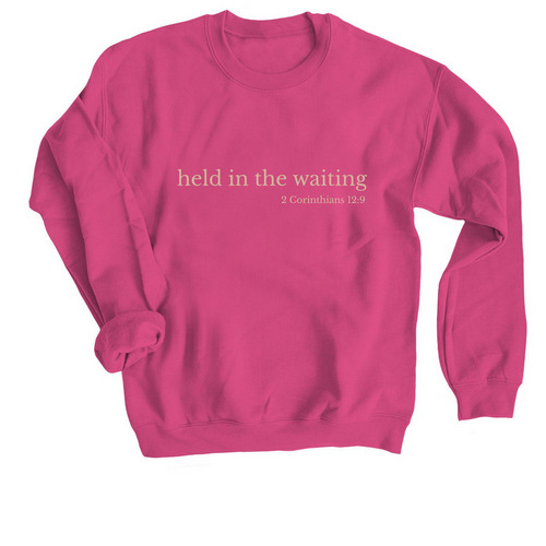Held in the Waiting Collection, a Heliconia Crewneck Sweatshirt