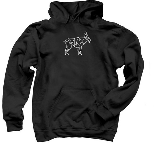 GOAT Logo Sweatshirts, a Black Pullover Hoodie