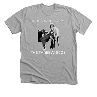 TPF GOATS, a Athletic Heather Premium Unisex Tee