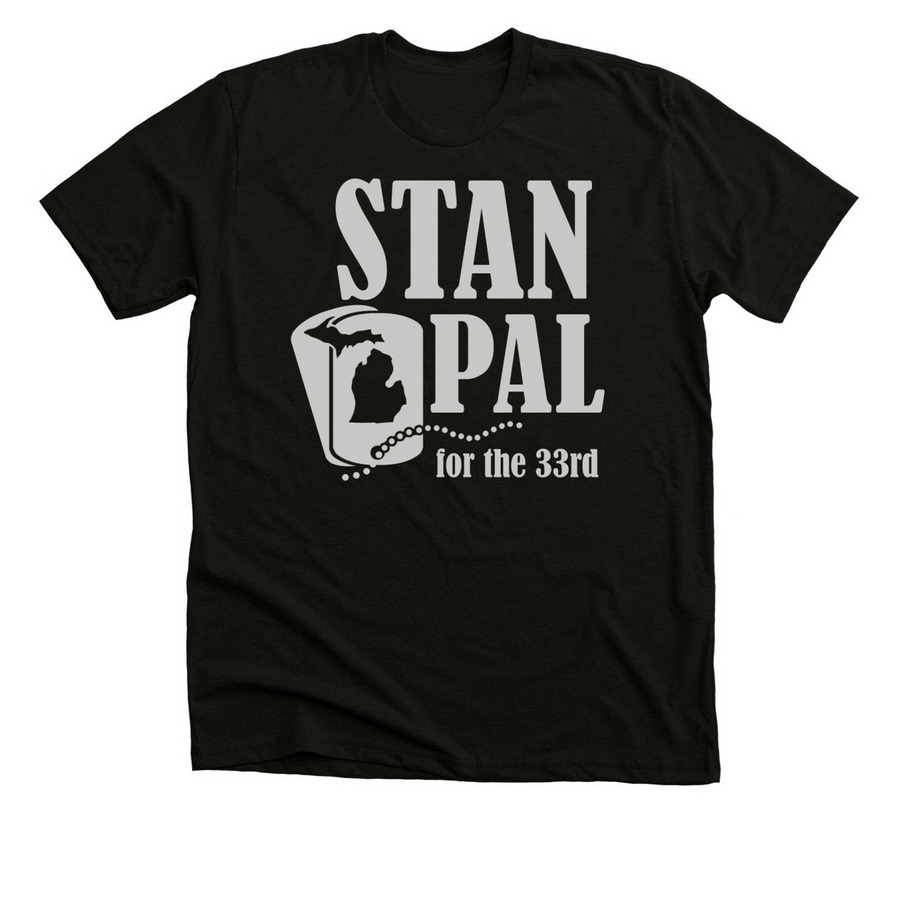 Stan for the 33rd, a Black Heather Premium Unisex Tee
