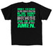 FIST BUMP TO THE BIG MAN, a Black Classic Unisex Tee (back-view)