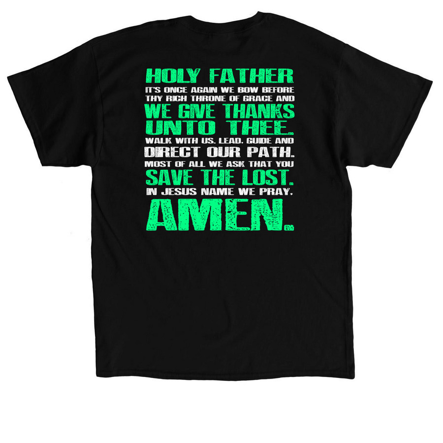 FIST BUMP TO THE BIG MAN, a Black Classic Unisex Tee (back-view)