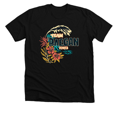 #teamraegan22q13, a Solid Black Blend Premium Unisex Tee
